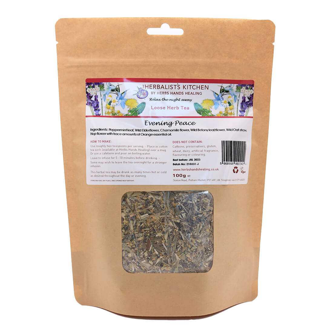 Evening Peace Tea by Herbs Hands Healing
