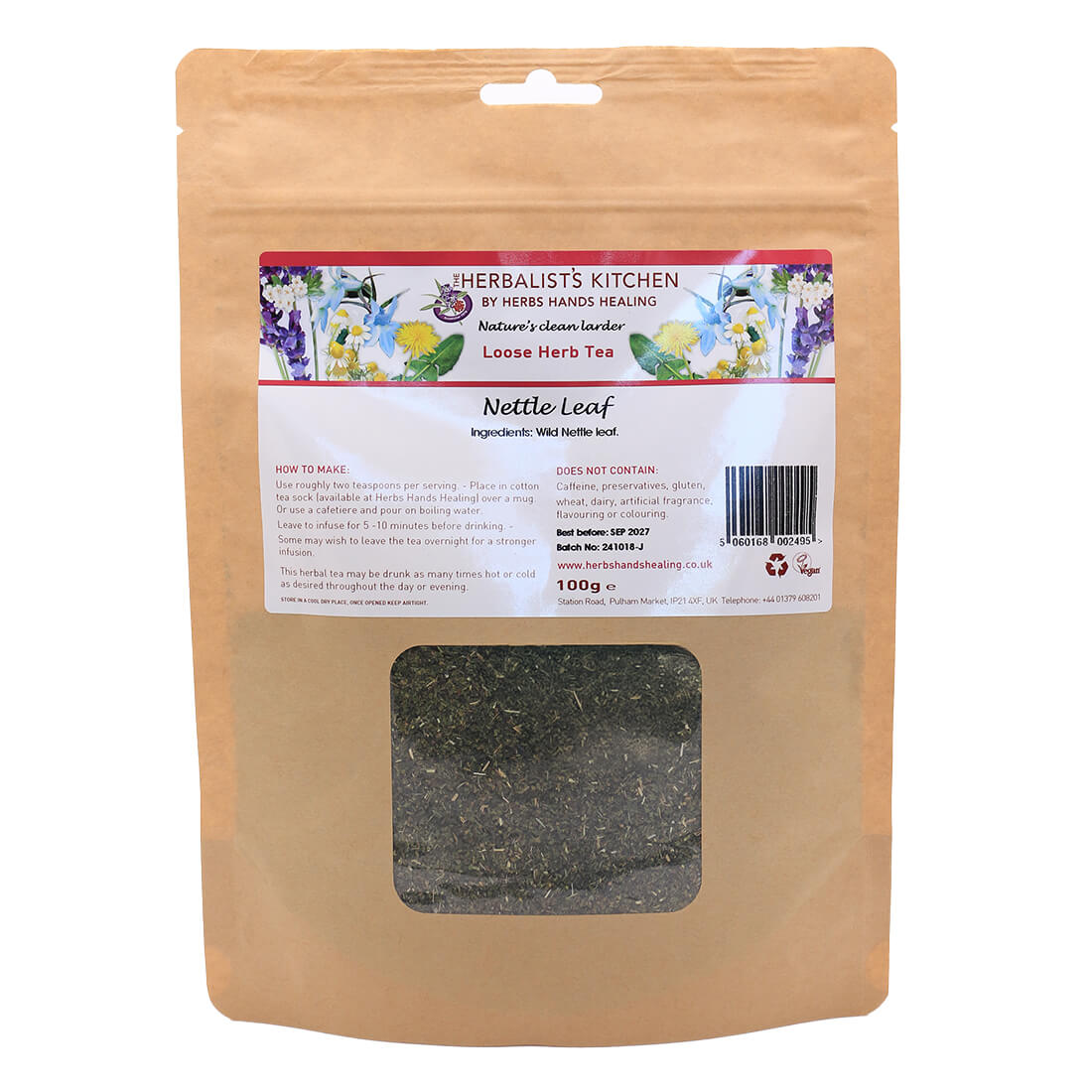 Nettle Leaf Tea by Herbs Hands Healing