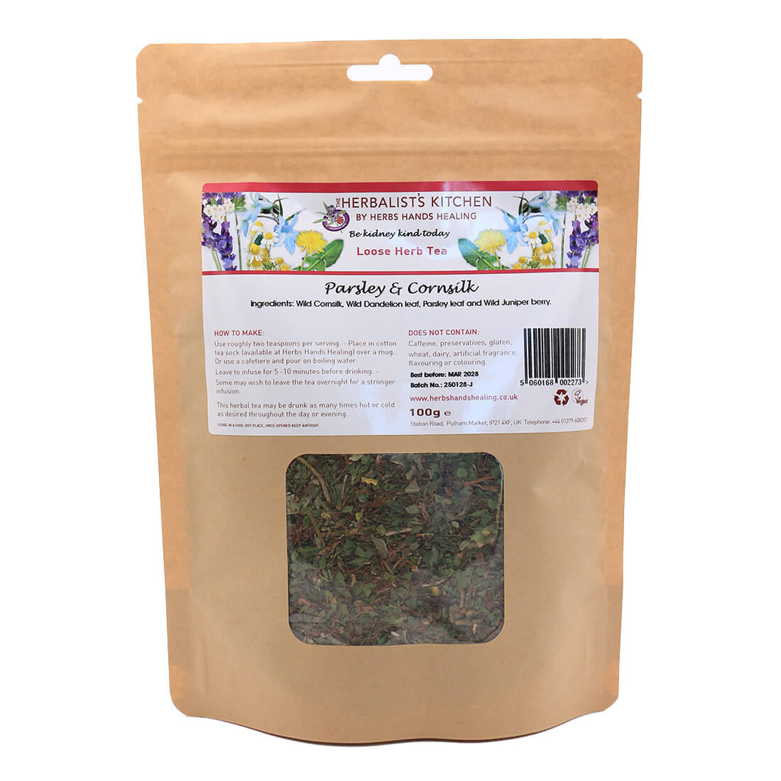 Parsley and Cornsilk Tea by Herbs Hands Healing